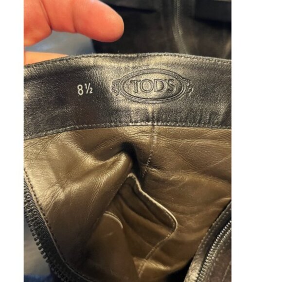 TOD'S STRAP HEELED BOOTS 8 - Picture 7 of 11